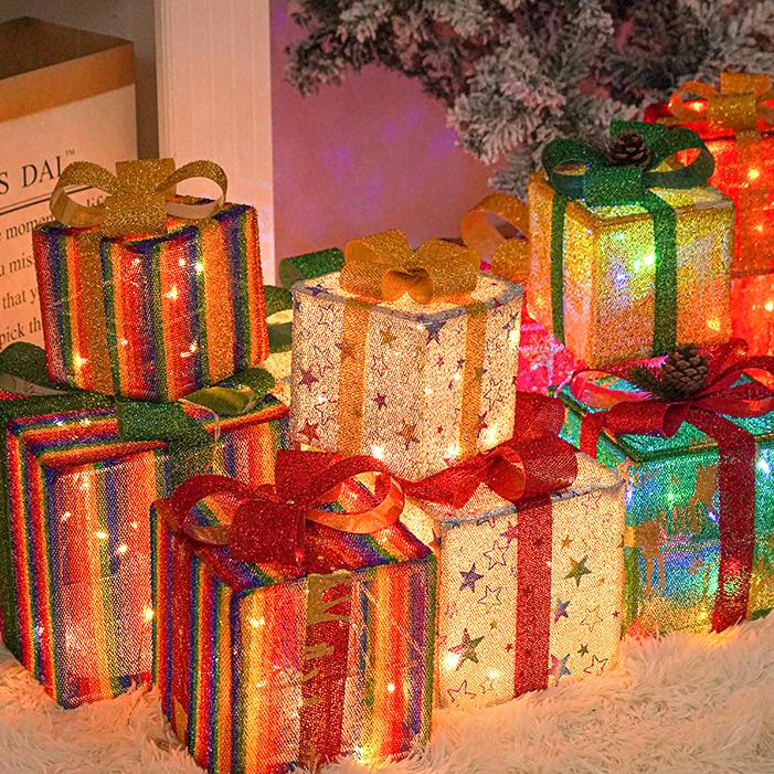 🔥Last Day Promotion 48% OFF-🎁-Christmas Gift Boxes LED Lights