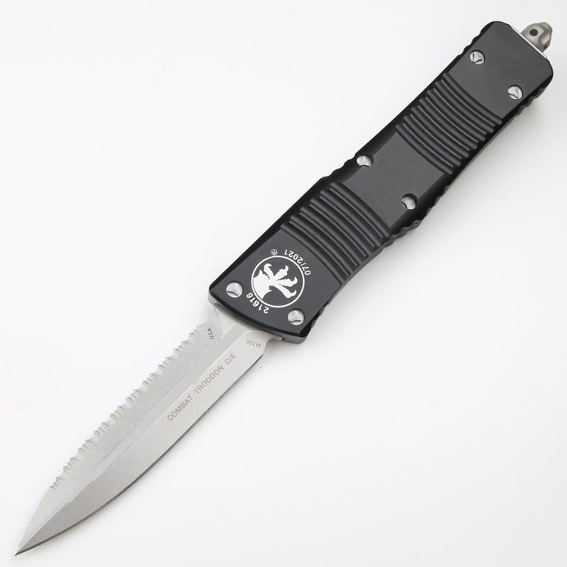 Microtech D2 Steel Aviation Aluminum Tactical Camping Self-Defense Knife