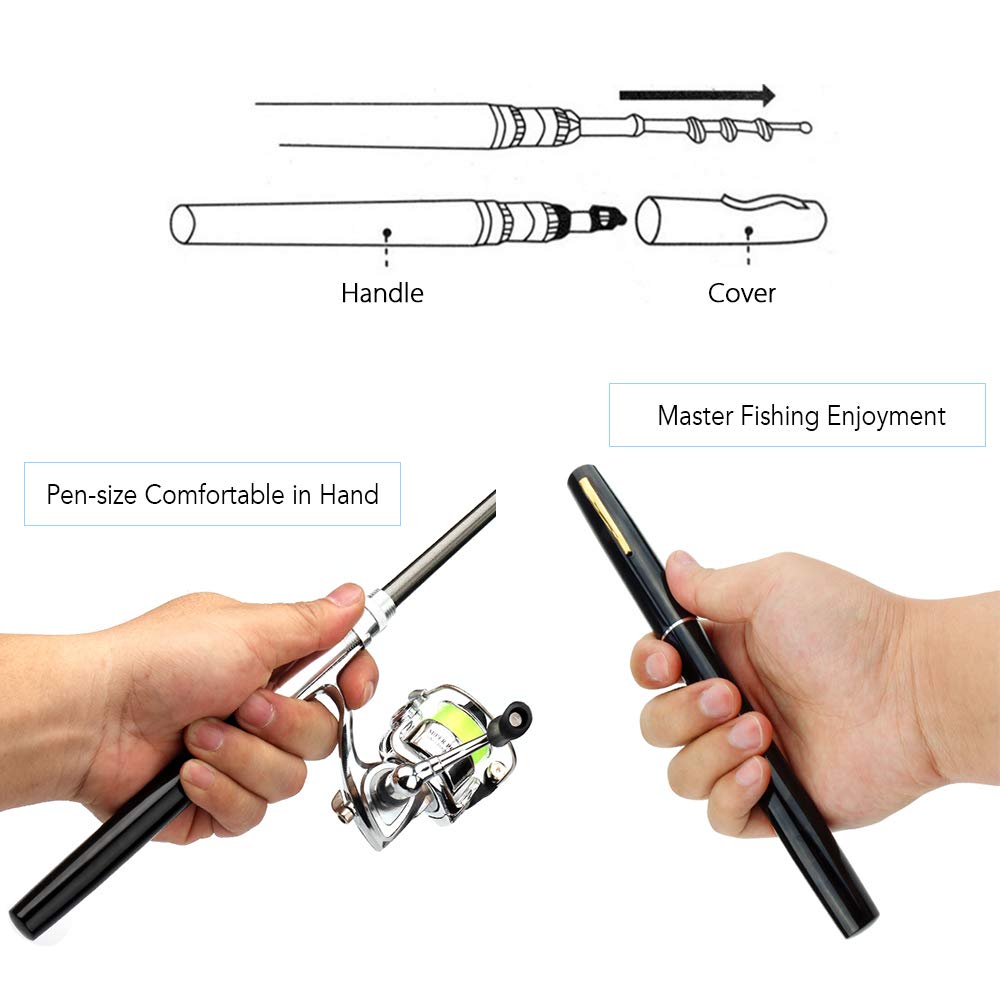 🔥Last Day Clearance Sale 60% OFF🔥Fishing Rod Reel Combo Mini Pen
