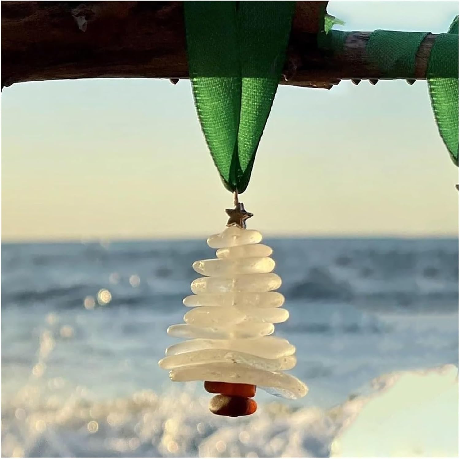 🎅Early Christmas Sale 49% OFF🎄 - Lake Erie Sea Glass Christmas Tree Ornament