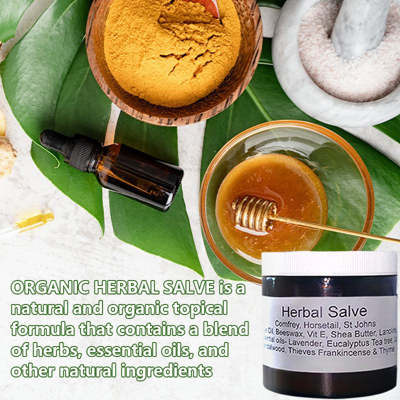 ORGANIC HERBAL SALVE 4OZ- BUY 2 GET FREE SHIPPING