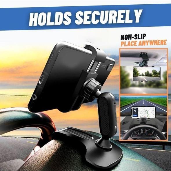 (Summer Flash Sale- 50% OFF) Multifunctional Car Dashboard Phone Holder