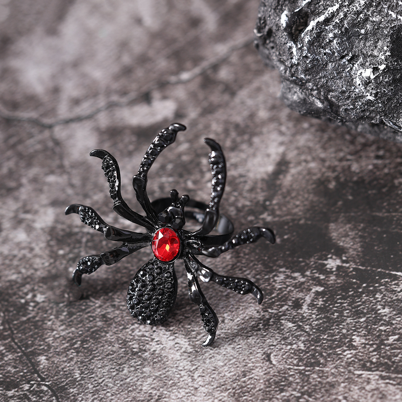 🔥Last Day Promotion - 60% OFF🎁💍🕷️Dark Style Halloween Personalized Spider Ring