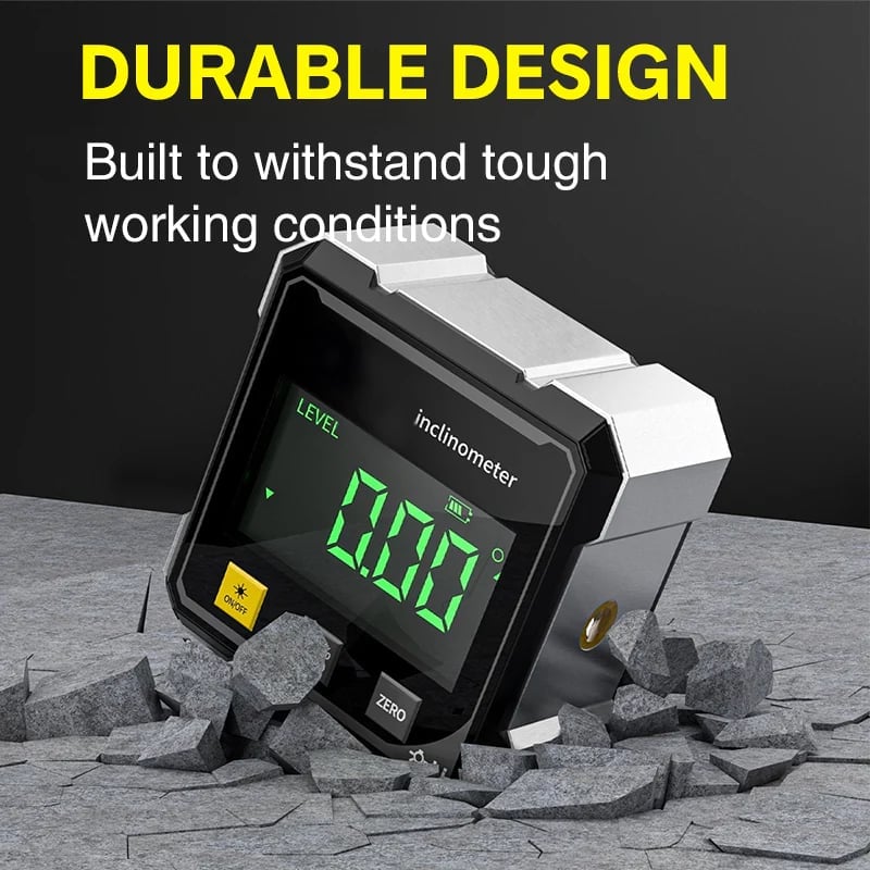🎁Last Day Sale - 70% OFF🎉4-Side Magnetic Digital Angle Gauge with Laser