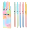 🎁TikTok Last Day Sale - 70% OFF🎉5Pcs Rainbow Minimalist Press Type Quick Drying Carbon Gel Pens Set