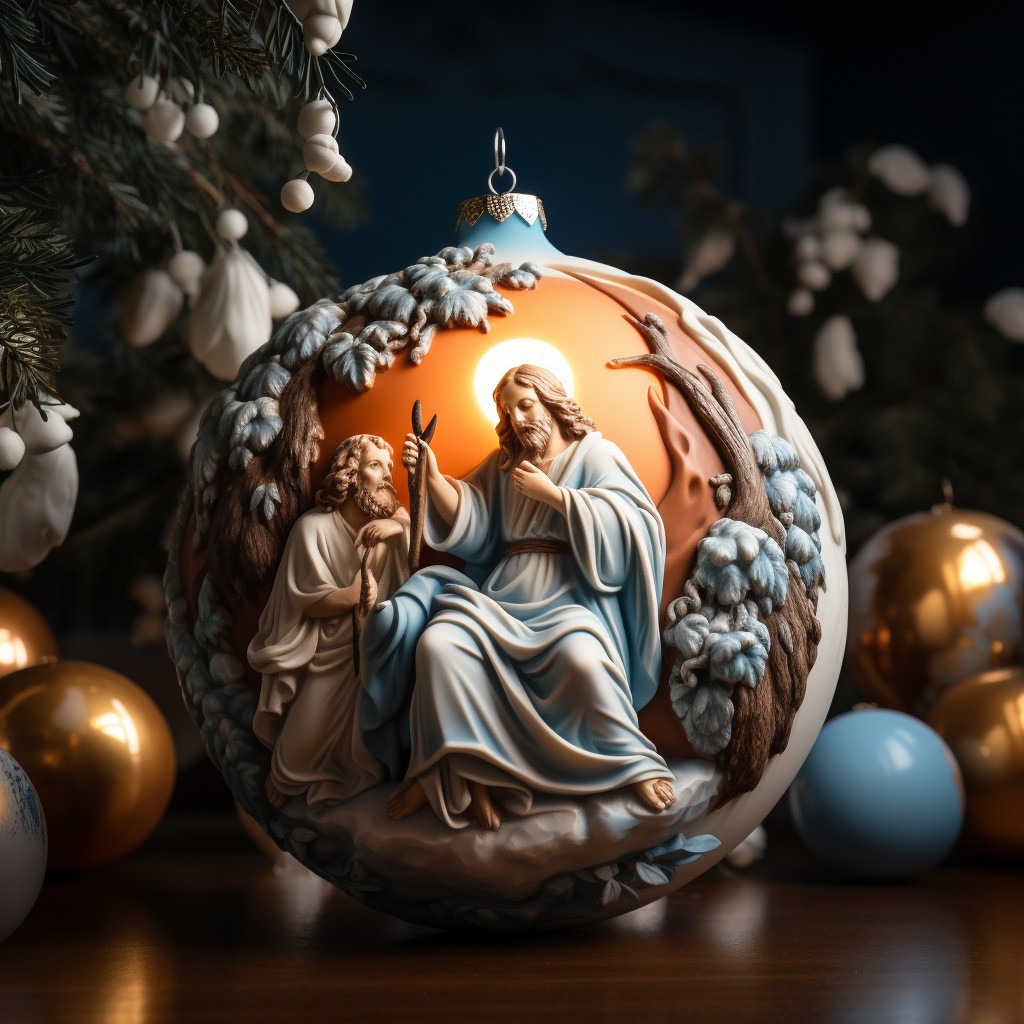 (🌲Early Christmas Sale- 50% OFF) Nativity Christmas ornament