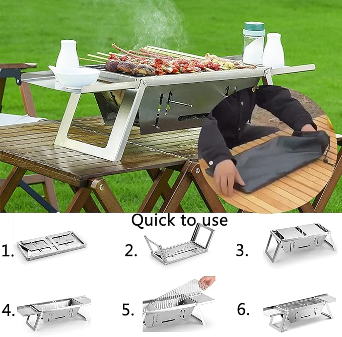 🔥Hot Sale 49% OFF - Portable Camping BBQ Grill