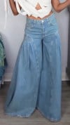 Women's Casual Wide-leg Flared Jeans