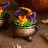 🔥3D mini table figure of a Little Orange Dragon in a Witch's Cauldron🔥