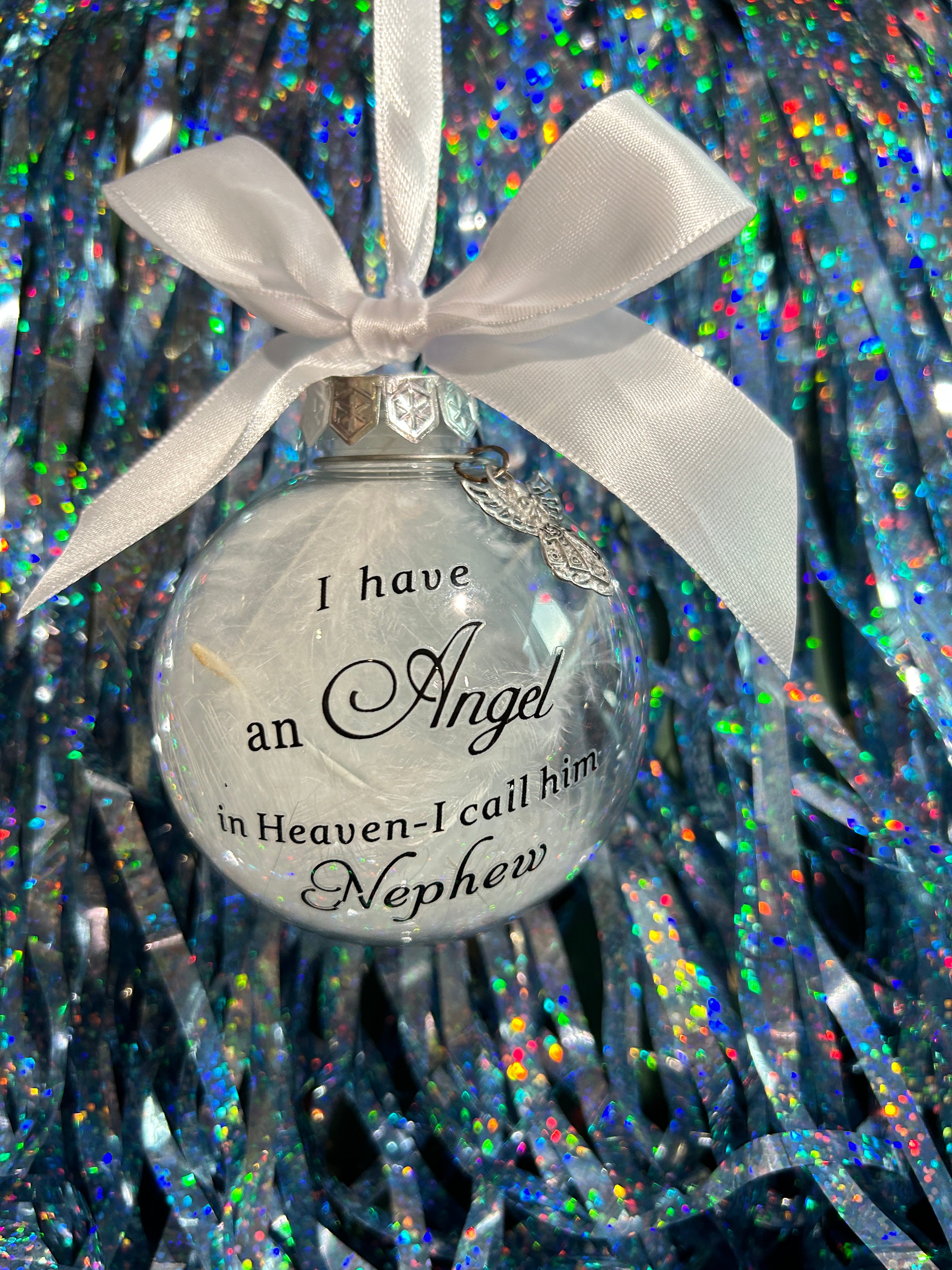 It's all handmade - Angel In Heaven Memorial Ornament