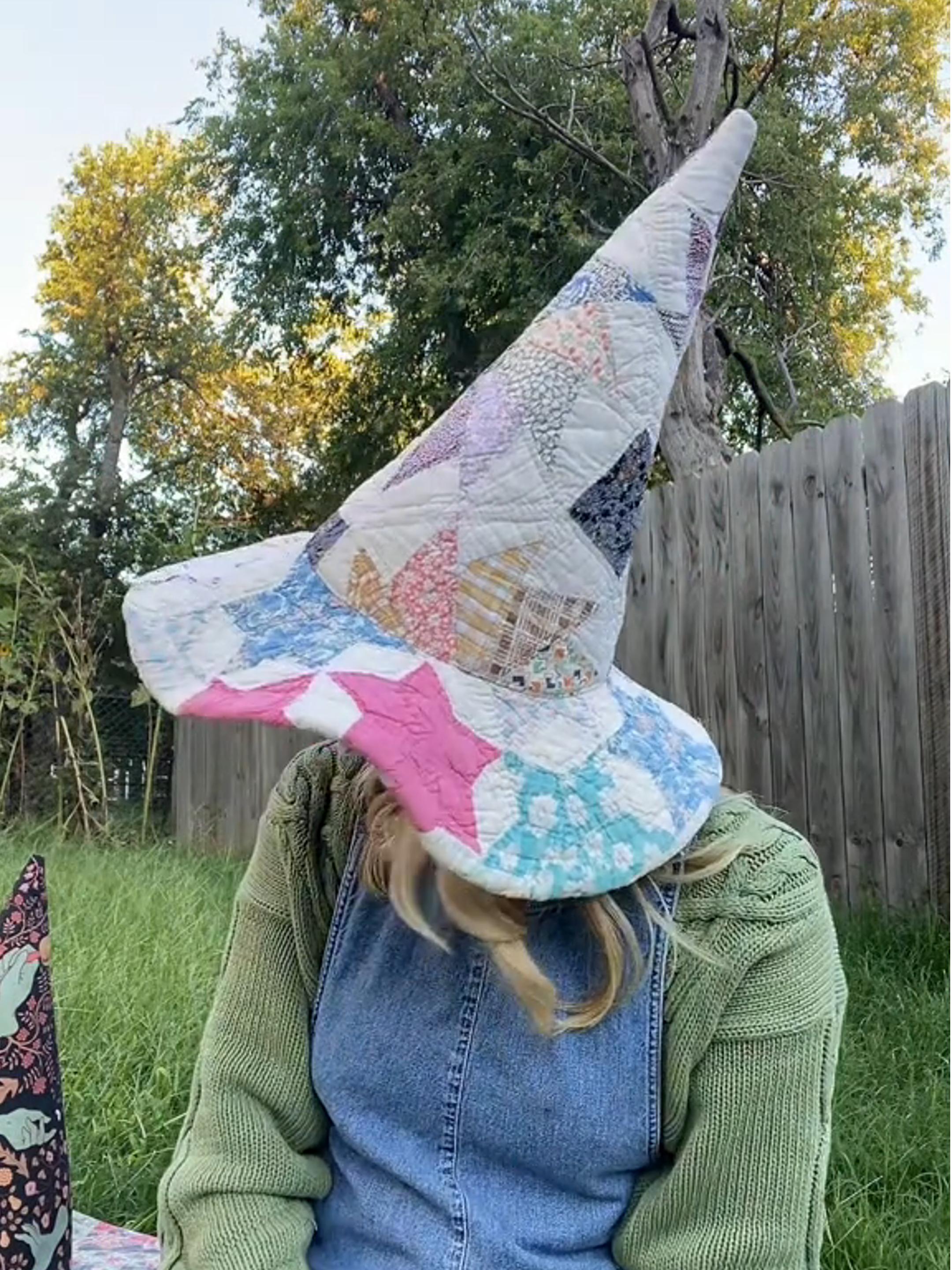 🔥Last Day 49% OFF - The Quilted Witch Hat | Handcrafted Folk Art Hat