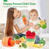 🎁TikTok Last Day Sale - 70% OFF👶Baby Sensory Toys – 16 PCS  First Fruit & Vegetable Set🍓