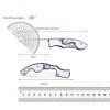 Stainless steel folding mechanical magic knife