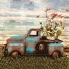 Retro Style Creative Car Flower Pot