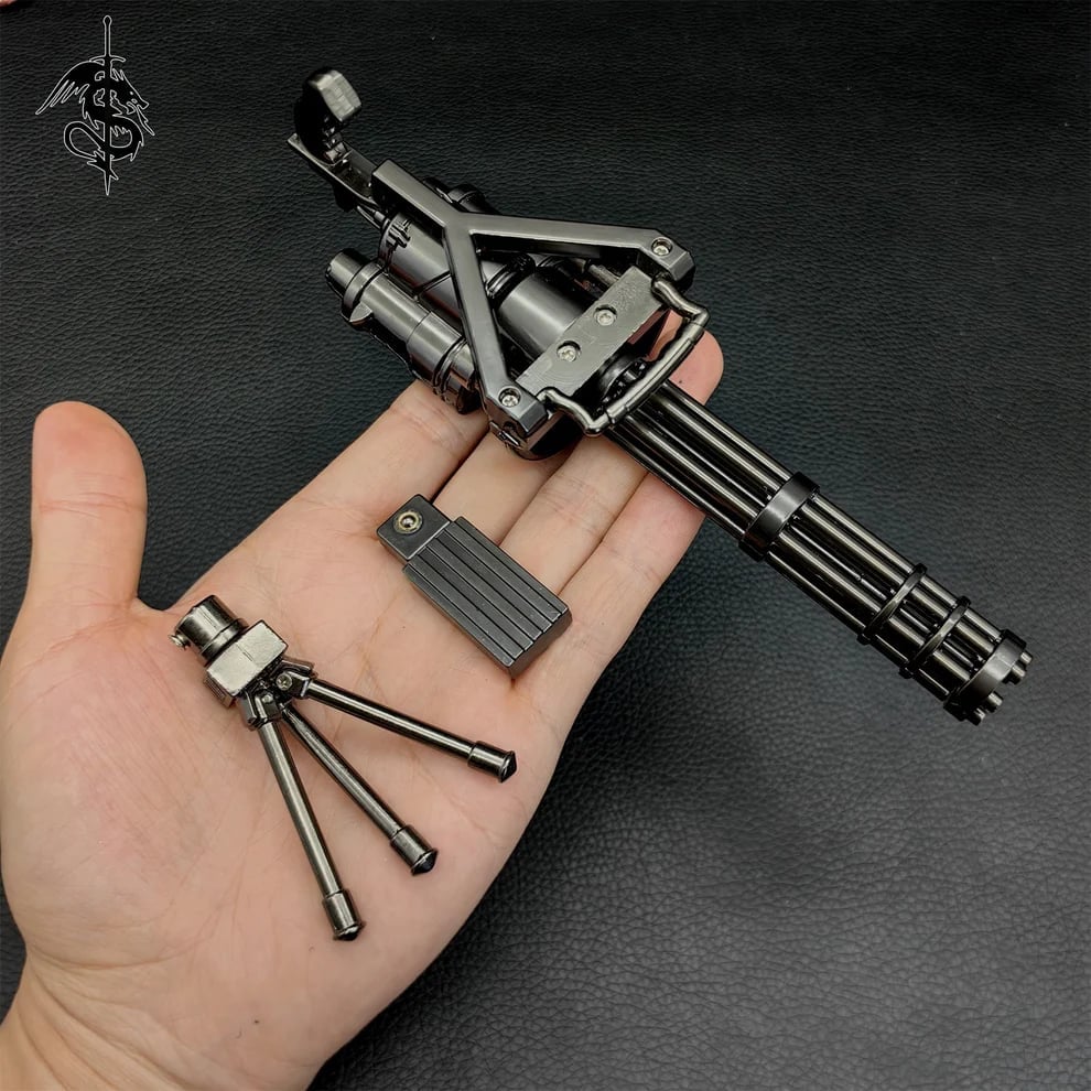 🔥 Metal Gatling Submachine Mini Gun