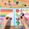 🔥Last Day Promotion 70% OFF🔥Montessori Magnetic Book Fraction Puzzle For Children