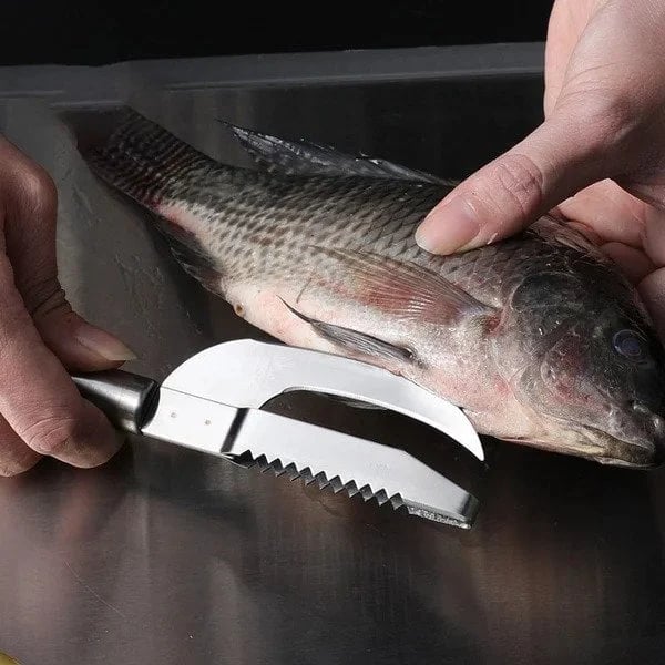 🔥🔥Multi Fish Scale Knife 3-in-1