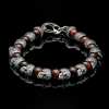 Handmade 925 Sterling Silver Bracelet With Natural Agate Stone