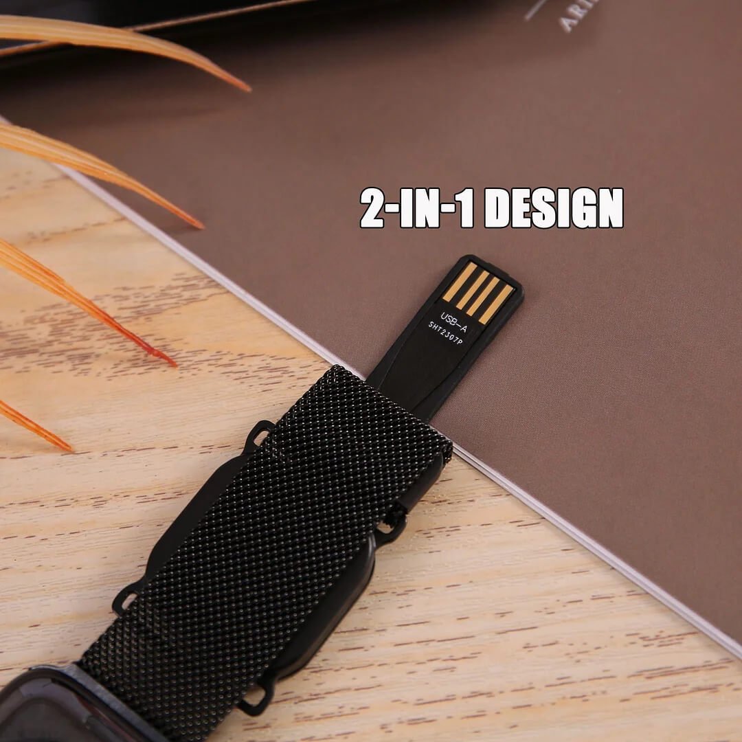 🔥LAST DAY SALE 50% OFF💕Suitable For Apple Wireless Charging Integrated Replacement Nylon Watch Strap