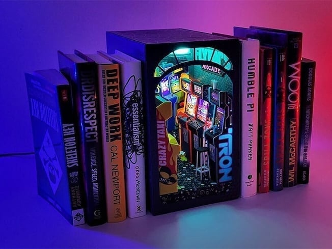 🔥Last Day Promotion 48% OFF-🎁-Flynn's Arcade Themed Booknook