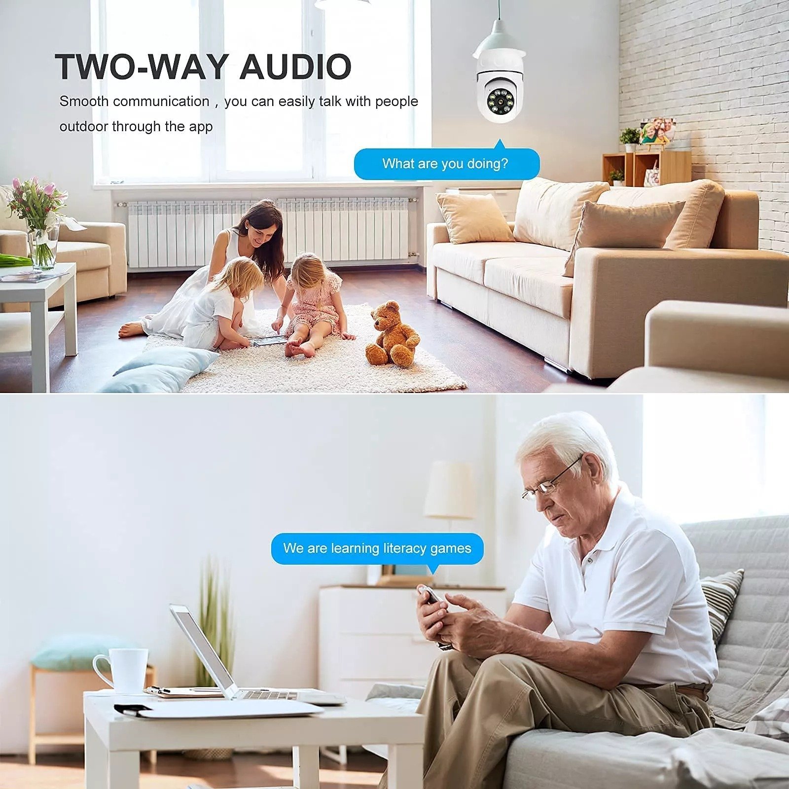 Summer Hot Sale 48% OFF - Wireless Wifi Light Bulb Camera Security Camera