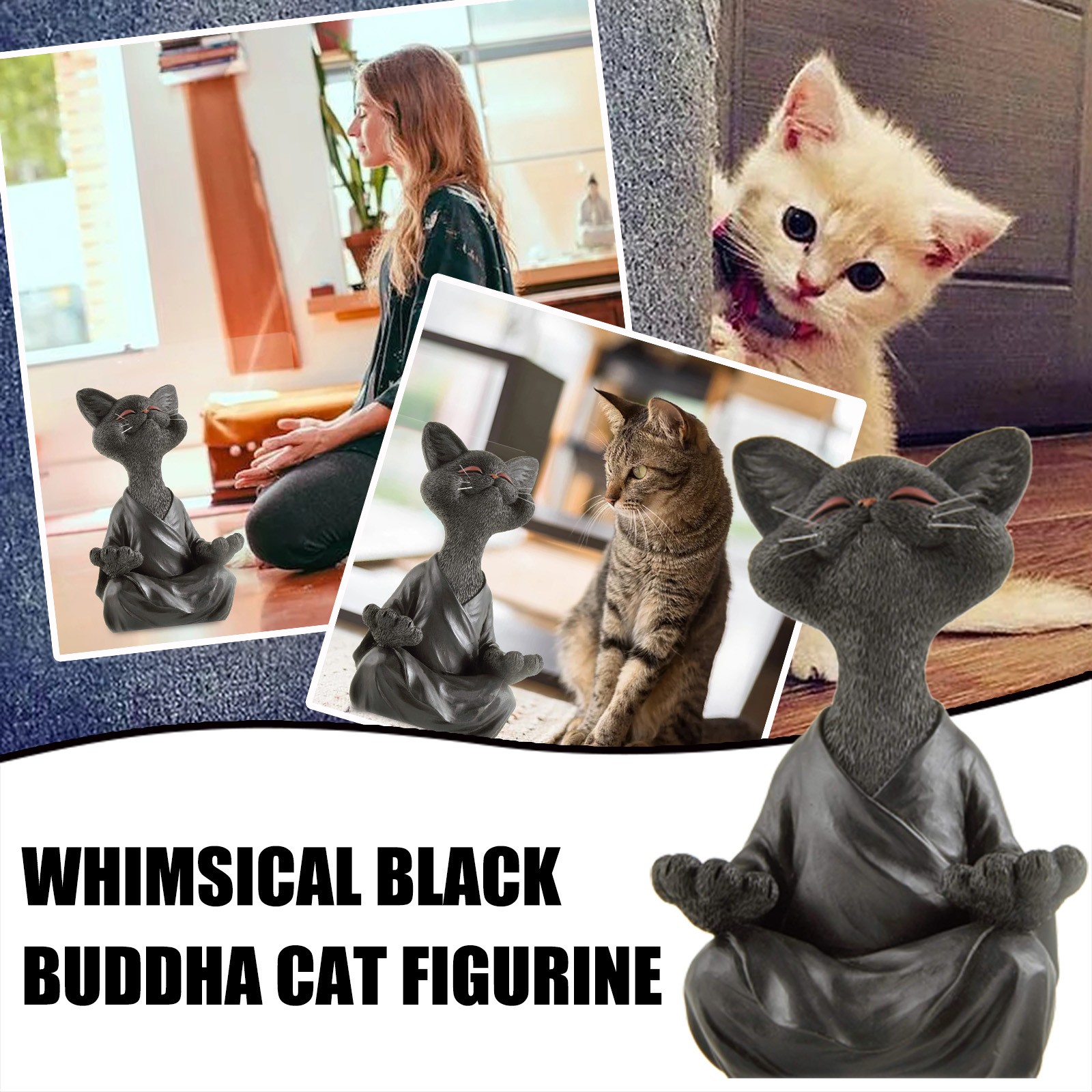 (Last Day Promotion - 49% OFF) Happy Buddha Cat, BUY 2 FREE SHIPPING
