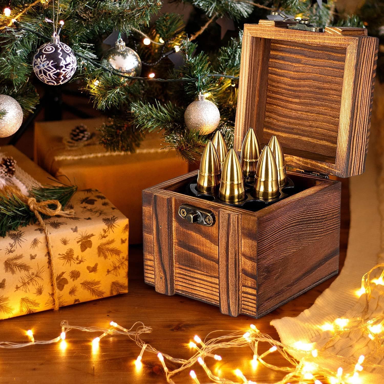 🌲EARLY CHRISTMAS SALE - 50% OFF🎁Stainless Steel Bullet Shaped Whiskey Stones(BUY 2 GET FREE SHIPPING)