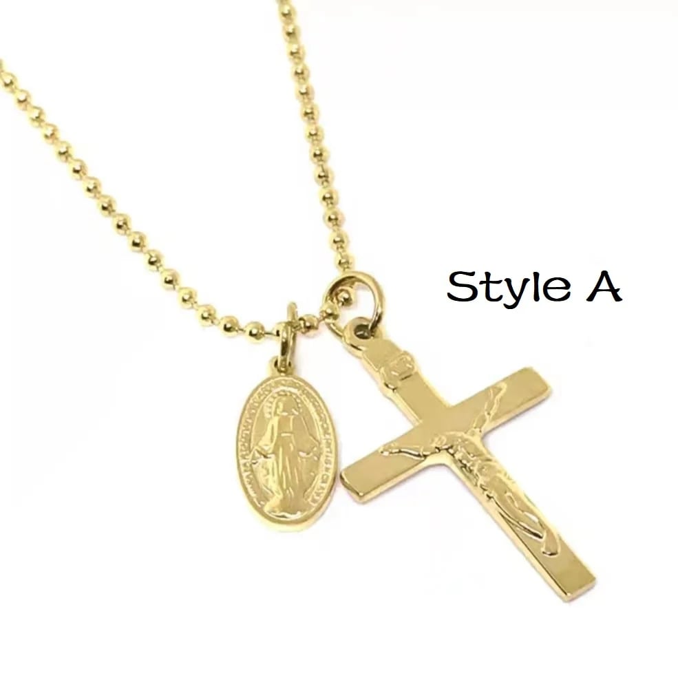 🙏 49% OFF🙏Collar con colgante de cruz de protección de ST.Benedict