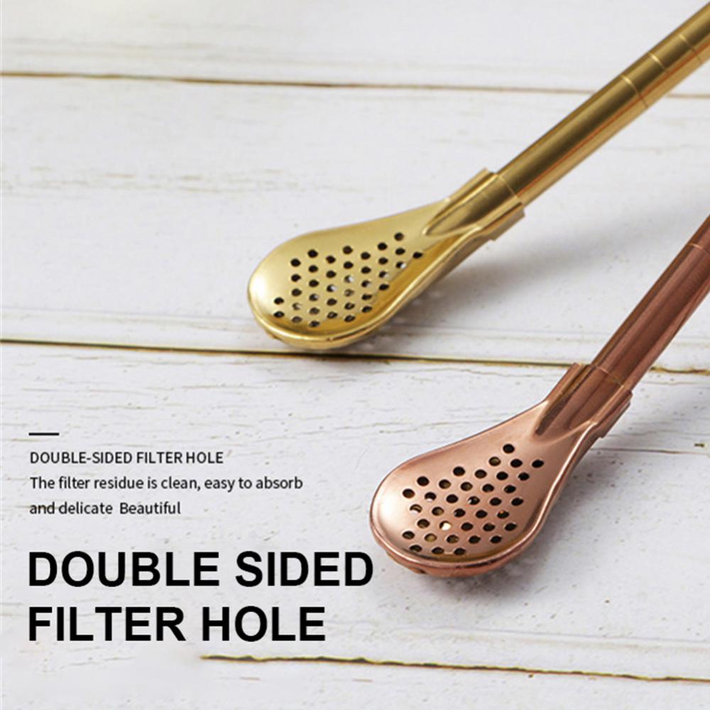 (🎄🎅 Christmas Early Special Offer -49% OFF)Removable 2-in-1 straw scoop filter(5 PCS)