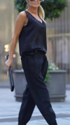 Women's V-neck Loose Top and Pants Casual Suit