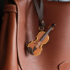 🔥Handmade limited edition🎁Crafted Leather Violin & Cello Keychain🎻