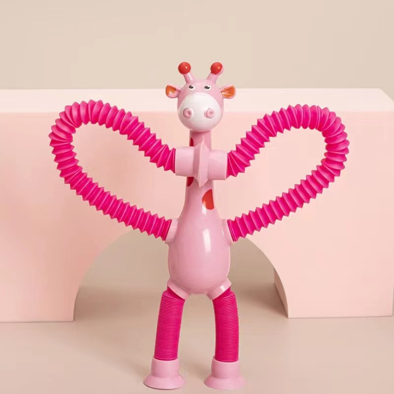 Last Day 50% OFF🔥Telescopic Suction Cup Giraffe Toy(BUY 3 GET 1 FREE NOW)