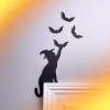 (Last Day Promotion - 50% OFF) Witch Cat Halloween Door Corner Decor