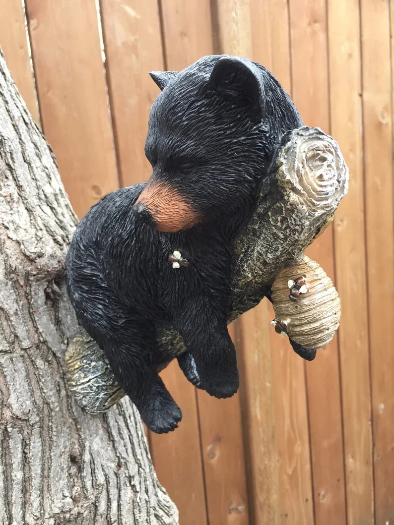 🔥Last Day Clearance Sale🐝Bee & Bear Cub Napping Out in a Tree🐻BUY 2 FREE VIP SHIPPING