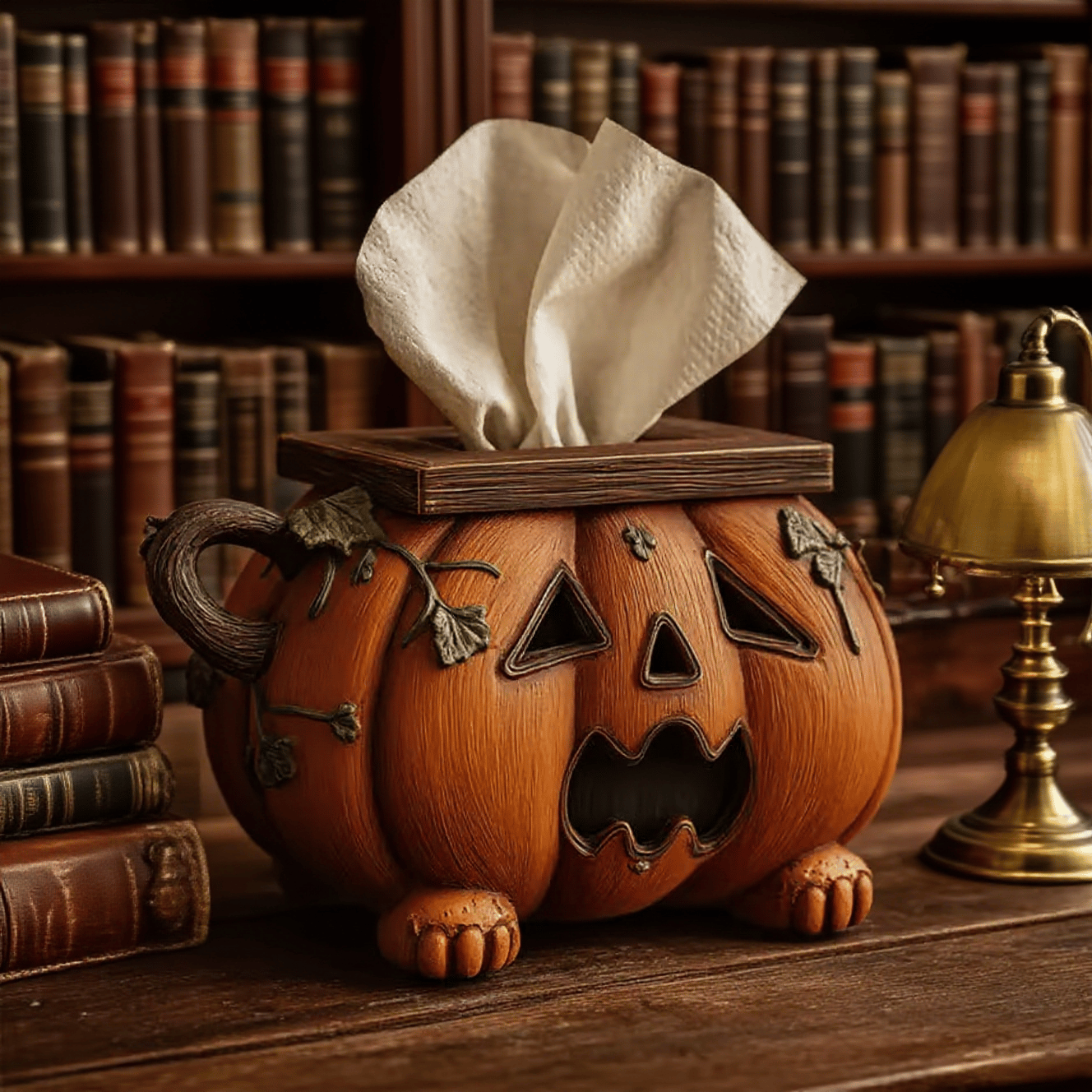 🎃LAST DAY 49% OFF - Halloween Pumpkin Tissue Box Holder