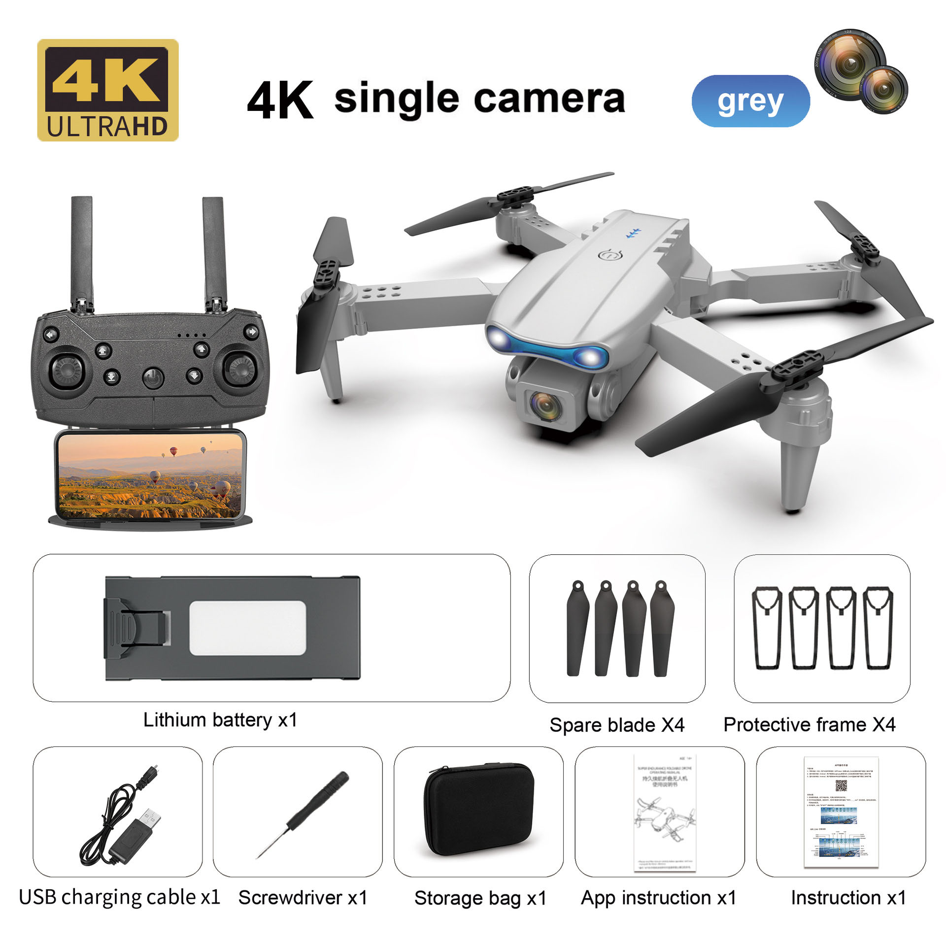 (🎄Early Christmas Sale- 49% OFF)2022 Latest Drone with 6K UHD Camera