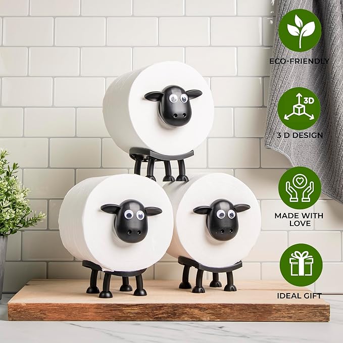 🎁 Sheep Toilet Roll Holder