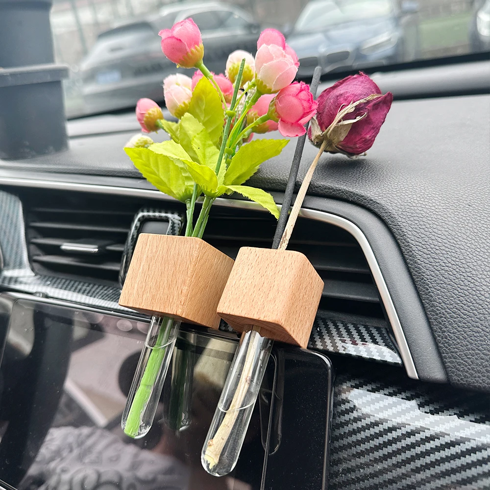 🔥Last Day Promotion 70% OFF🔥Wooden Test Tube Vase DIY Flower Arrangement