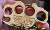 Holy Spiritus Brass Knuckle Paper Weight