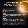 Solar Eclipse Glasses Approved 2024,Solar Eclipse Glasses for Direct Sun Viewing-ISO 12312-2:2015(E) & CE Certified1