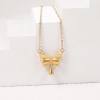 SUNNYOUTH Bow Necklace for Women Girls Bowknot Choker Necklace 14K Gold Plated Ribbon Choker Necklaces Fashion Jewelry Gifts