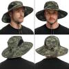 EINSKEY Unisex Sun Hat, Waterproof Wide Brim Bucket Hat Packable Boonie Hat for Fishing Hiking Gardening Safari Beach