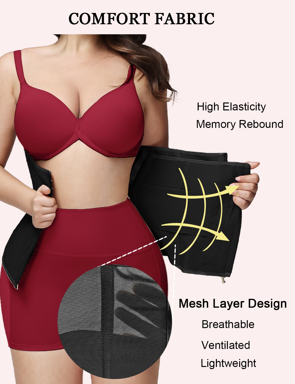 🔥Last Day Promotion 48% OFF-🎁-Women Waist Trainer with Zipper & Hooks