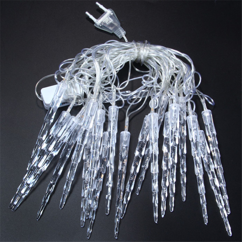 Christmas Decoration SALE-10m Icicle LED String Light Crystal Ice Cone