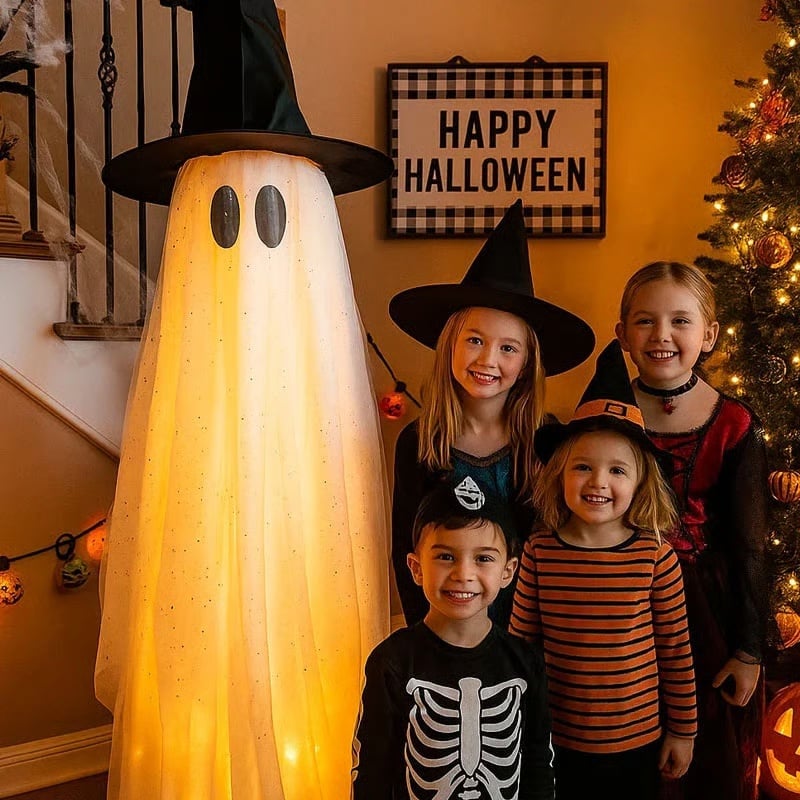 🔥Halloween Decoration Top 1 - 👻✨Giant Glittering Ghost - outdoor/indoor