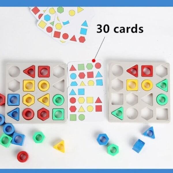 Christmas Hot Sale 48% OFF -  Shape Matching Game Color Sensory Educational Toy