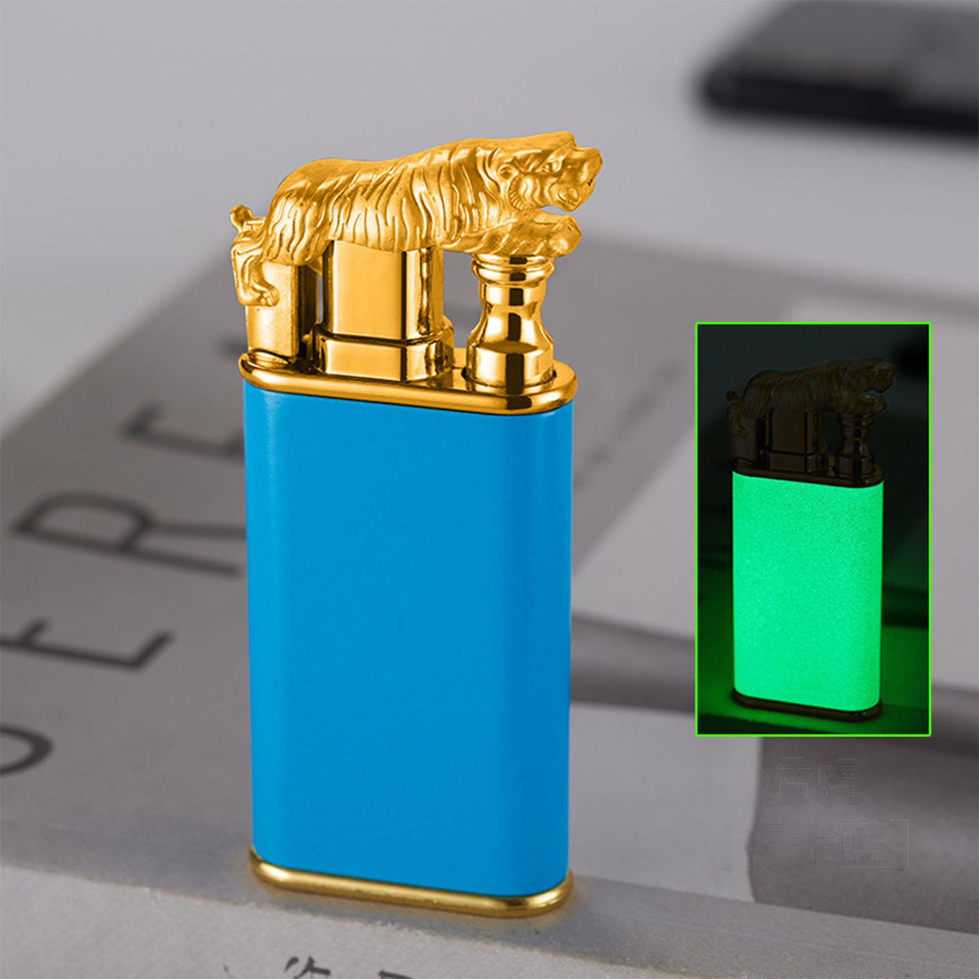 (🔥Last Day Promotion 50% OFF) Double fire switch direct punch metal lighter - Buy 3 Get Extra 15% OFF  & FREE SHIPPING