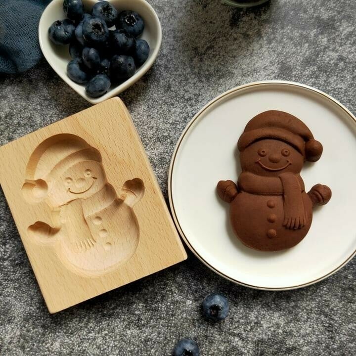 (🌲Early Christmas Sale - 49% OFF) 🍪Carved Wooden Pryanik Gingerbread Cookie Mold