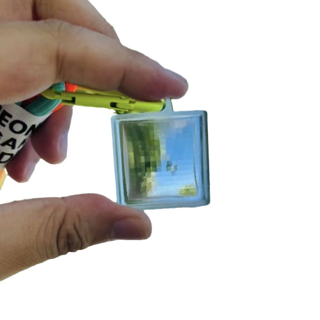 🎁TikTok Last Day Sale - 70% OFF⭐Crystal Pixel Filter Stone Keychain: A Pocket - sized Photo Enhancer🌈