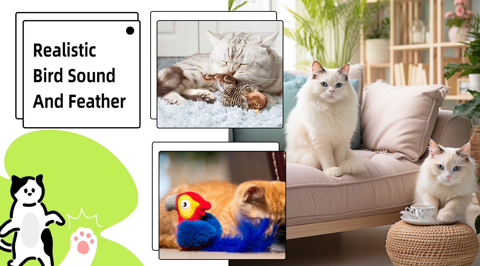 🐦Upgraded Simulated Chirping Bird Toy🎄